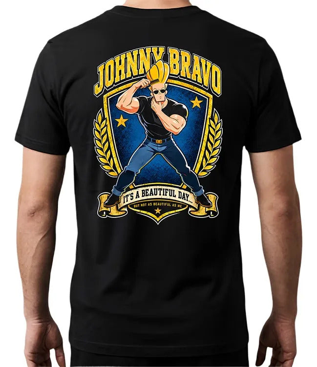 Playera Johhny Bravo Johnny Bravo Gen Caricaturas