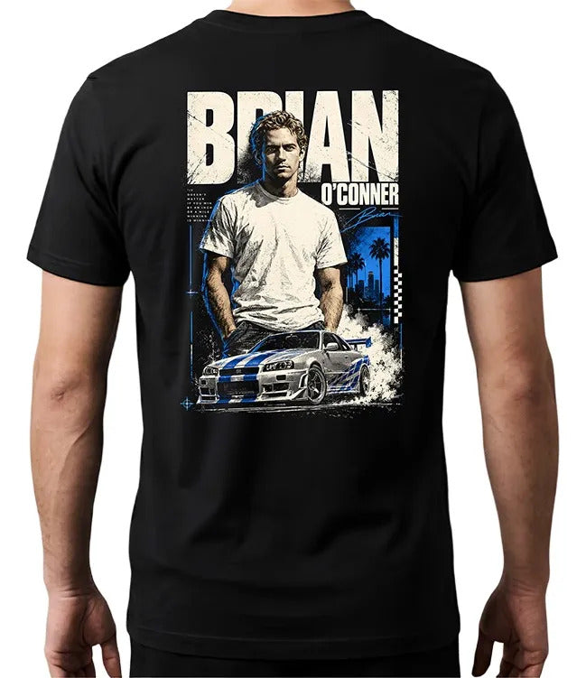 Playera Brian O Conner Fast & Furious Gen Pelicula