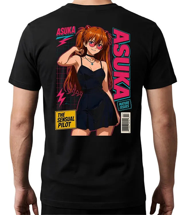 Playera Asuka 4 Evangelion Waifu Anime