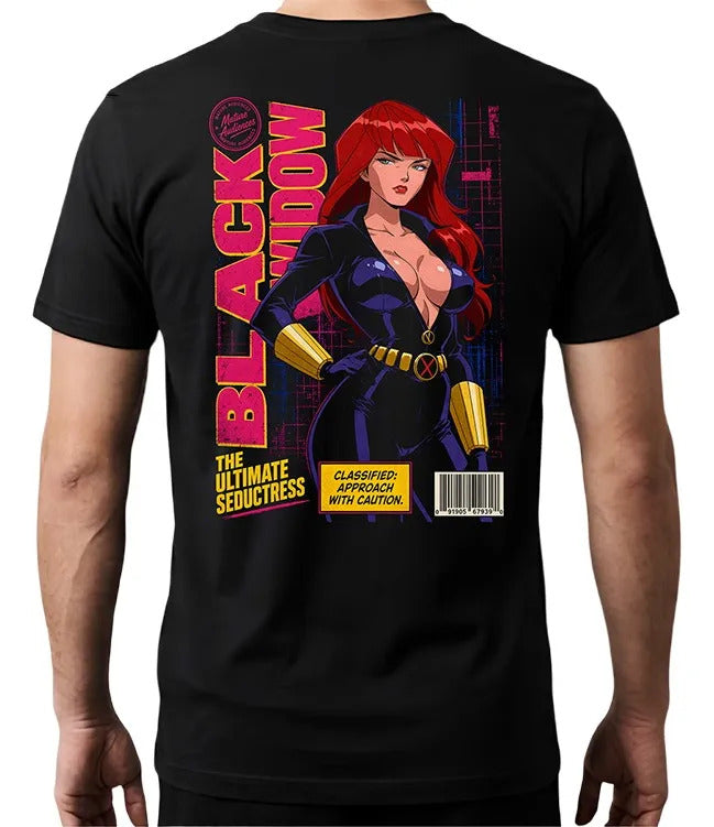 Playera Black Widow 2 Marvel Waifu Superheroes