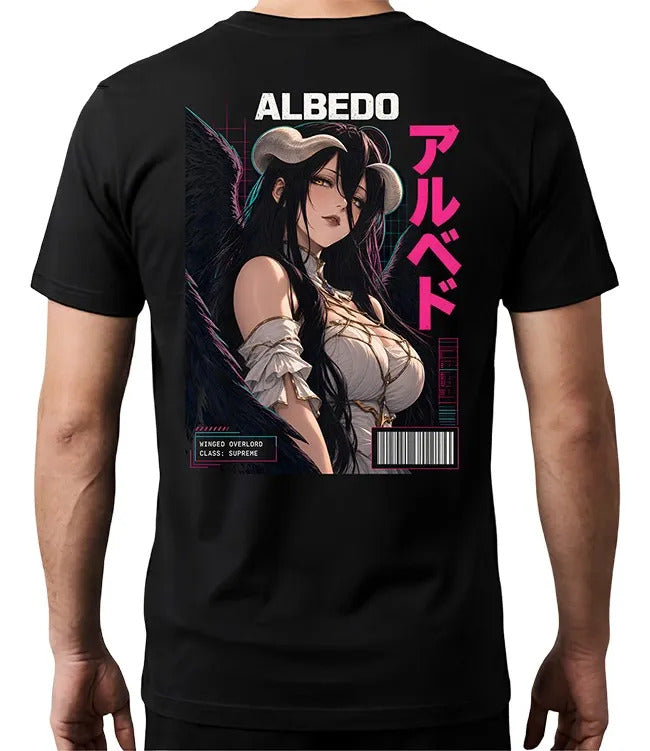 Playera Albedo 5 Overlord Waifu Anime