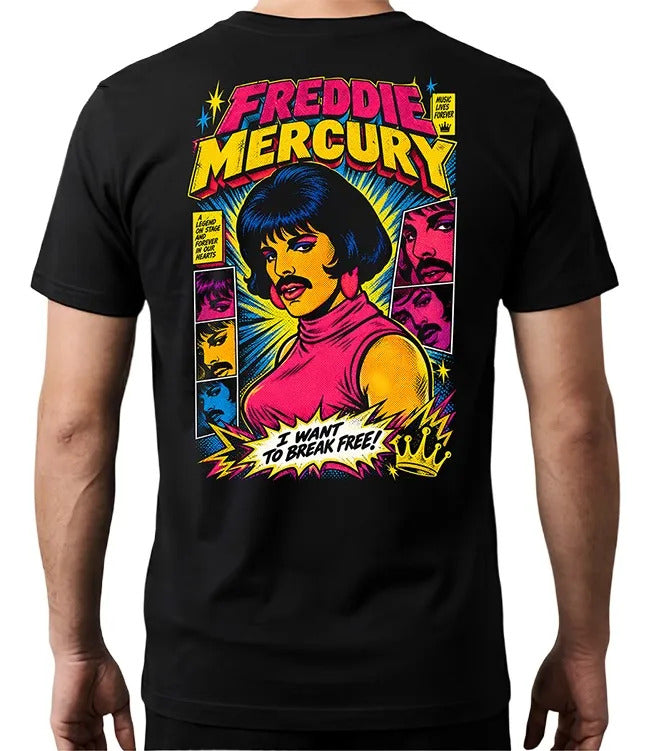 Playera Freddie Mercury Musica Gen Musica