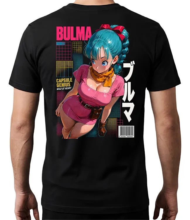 Playera Bulma 3 Dragon Ball Waifu Anime