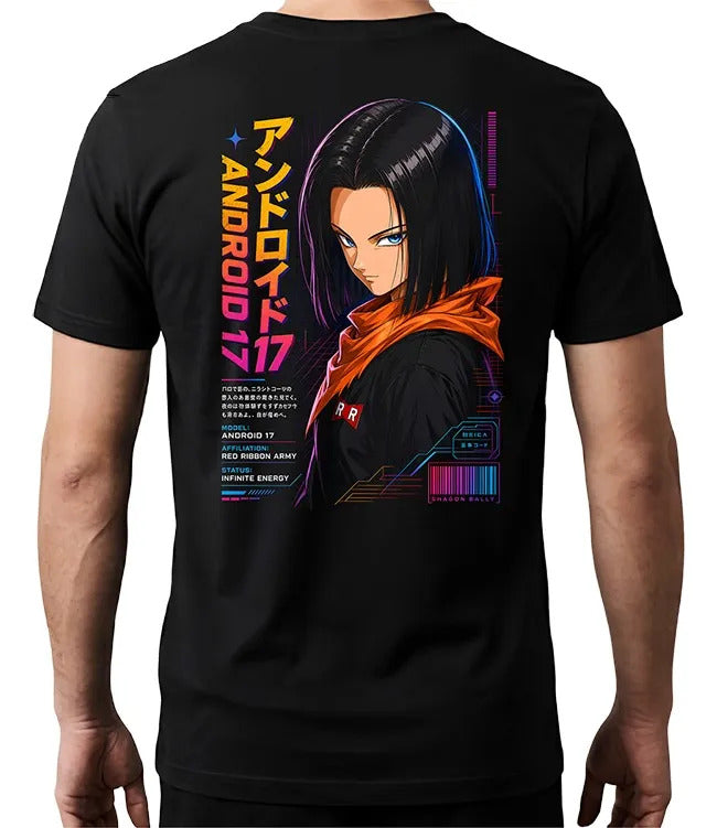 Playera Androide 17 Dragon Ball Gen Anime