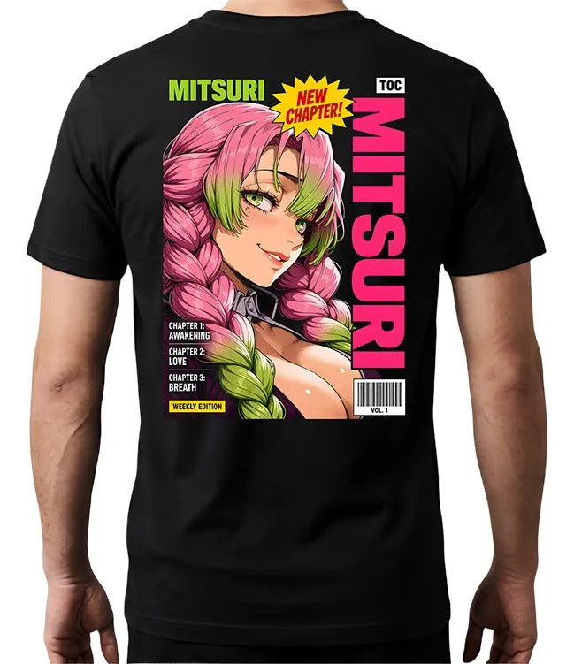 Playera Mitsuri 5 Demon Slayer Waifu Anime