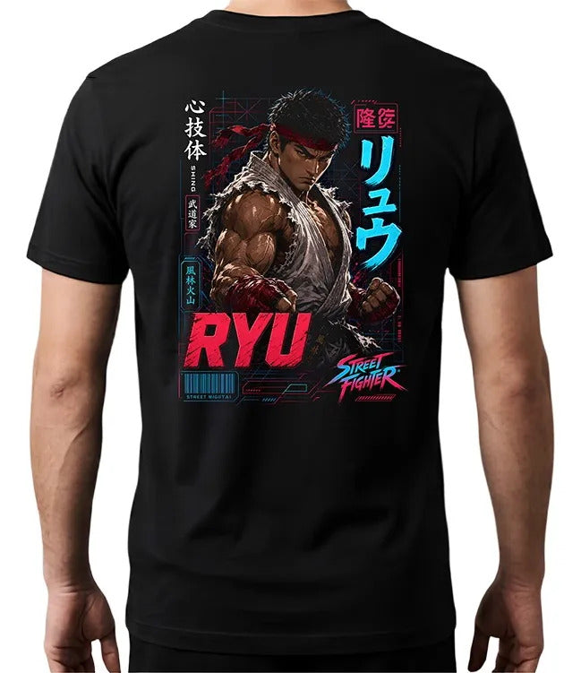 Playera Ryu 3 Street Fighter Gen Videojuego