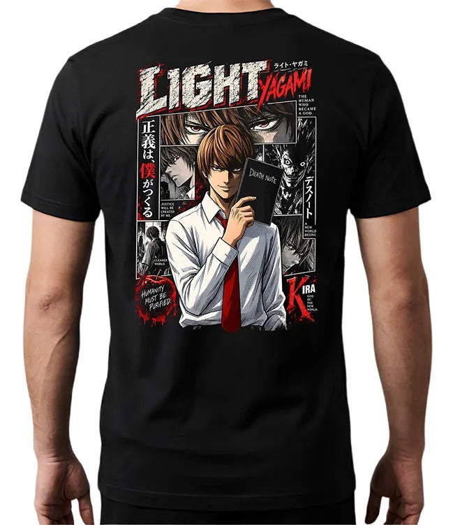 Playera Light Yagami 2 Death Note Gen Anime
