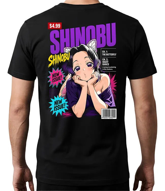Playera Shinobu 4 Demon Slayer Waifu Anime