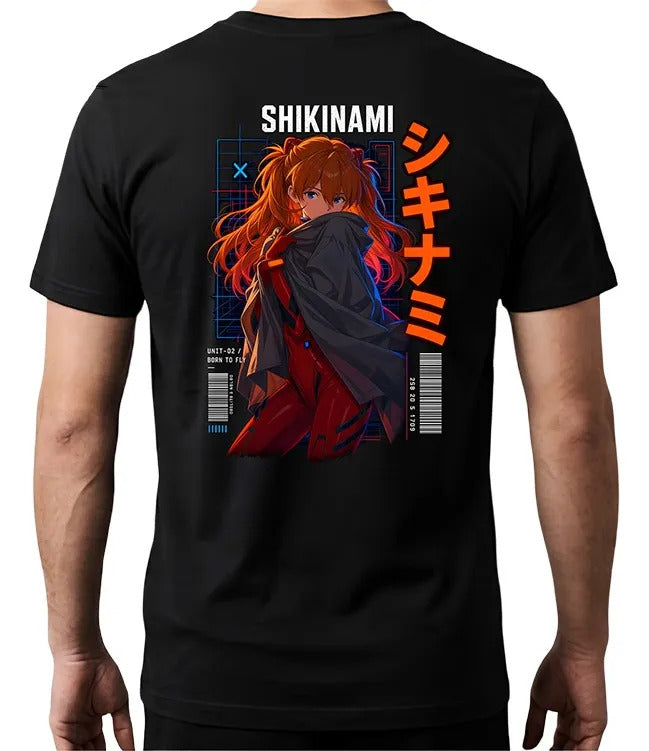 Playera Asuka 13 Evangelion Waifu Anime