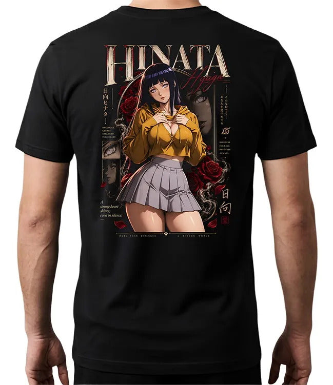 Playera Hinata 10 Naruto Waifu Anime