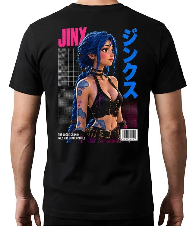 Playera Jinx 8 League Of Legends Waifu Videojuego