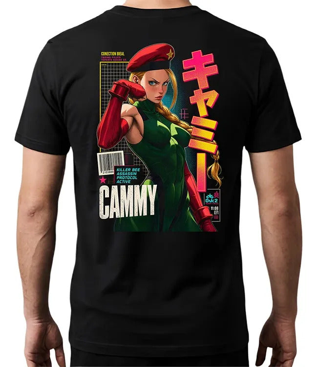Playera Cammy 2 Street Fighter Waifu Videojuego