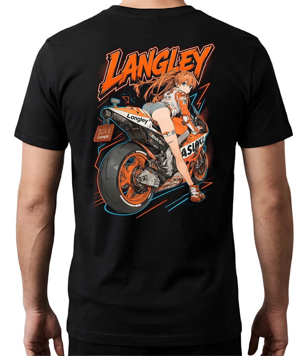 Playera Asuka 2 Evangelion Waifu Anime