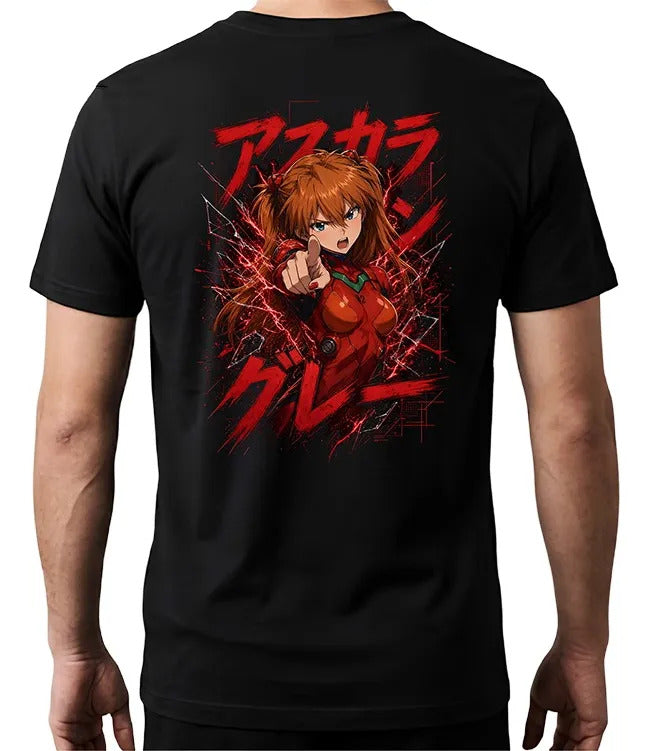 Playera Asuka 7 Evangelion Waifu Anime