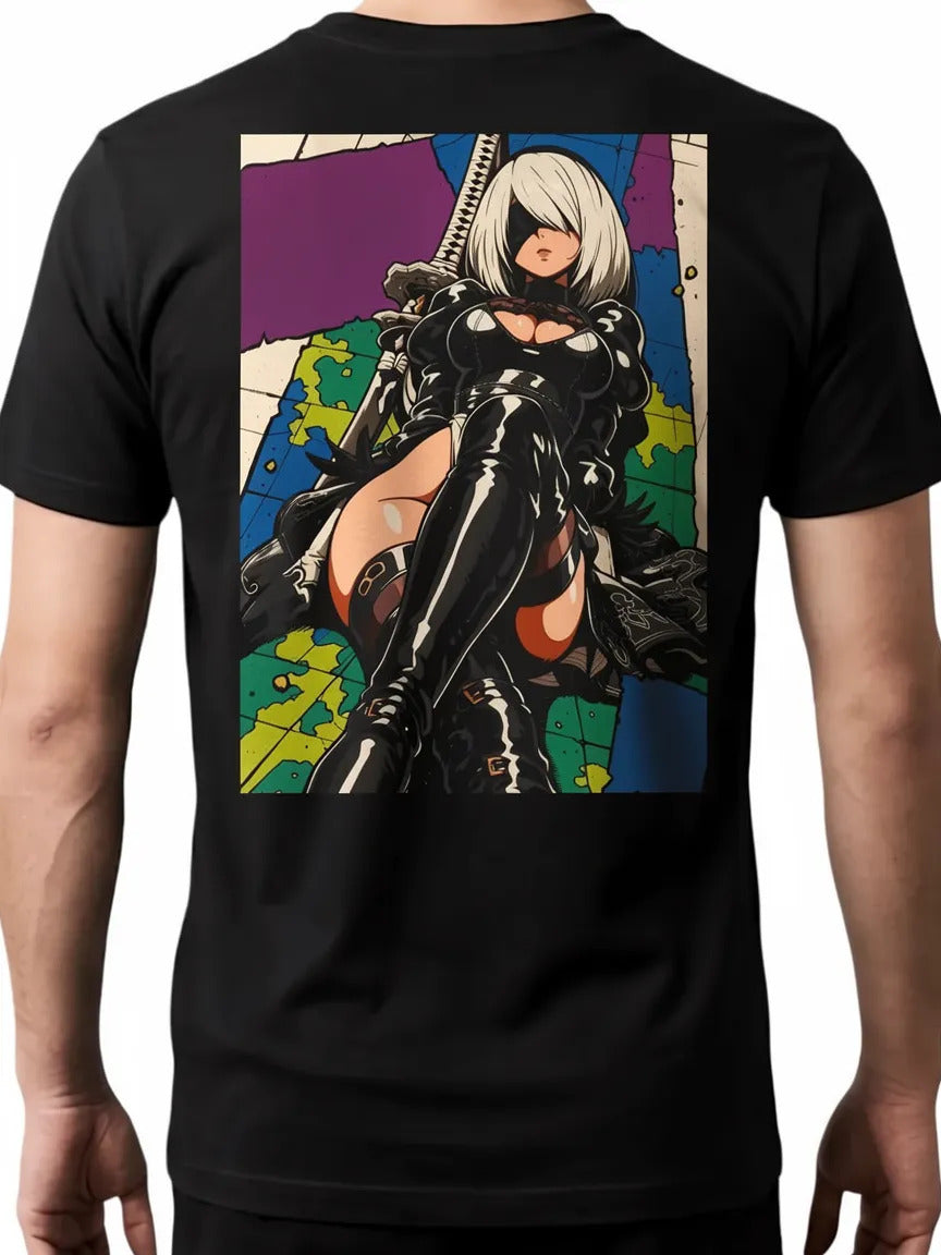 Playera 2b Nier Automata Waifu Videojuego