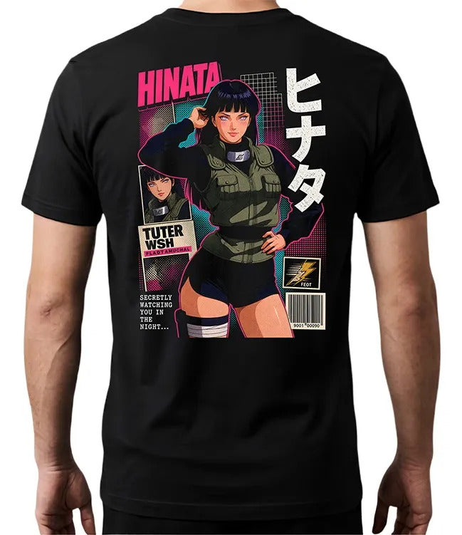 Playera Hinata 8 Naruto Waifu Anime