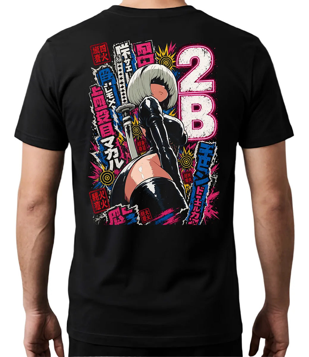 Playera 2b 2 Nier Automata Waifu Videojuego
