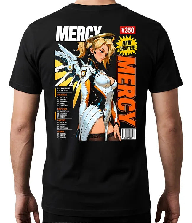 Playera Mercy 4 Overwatch Waifu Videojuego