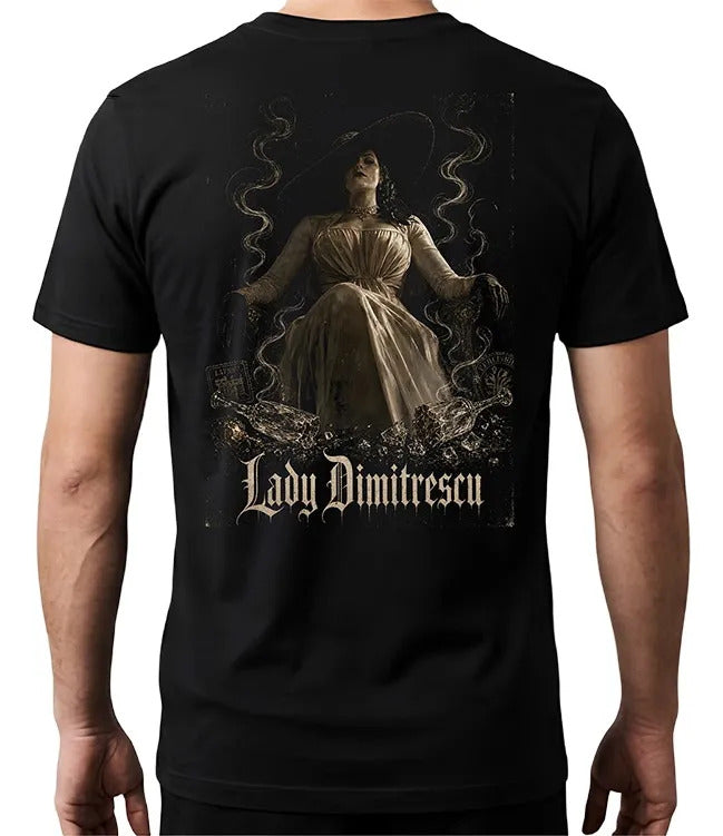 Playera Dimitrescu Resident Evil Waifu Videojuego