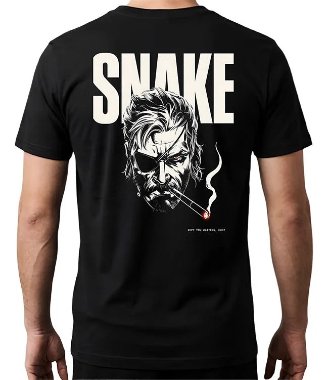 Playera Solid Snake Metal Gear Gen Videojuego