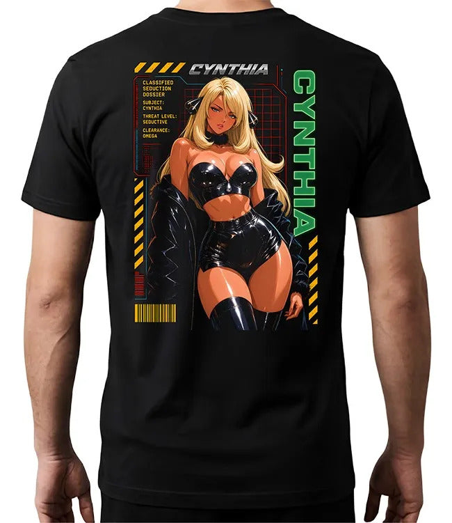 Playera Cynthia Pokemon Waifu Videojuego