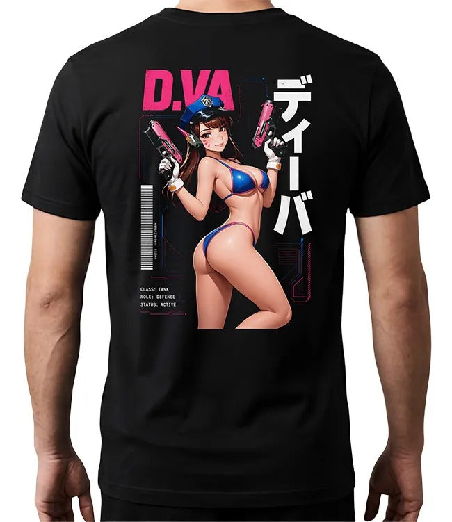 Playera Dva 3 Overwatch Waifu Videojuego