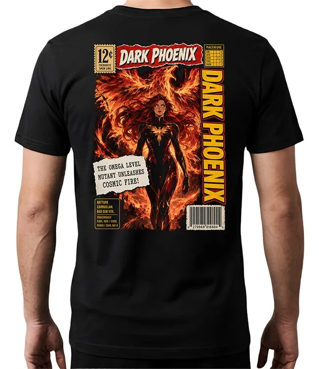 Playera Dark Phoenix Marvel Waifu Superheroes