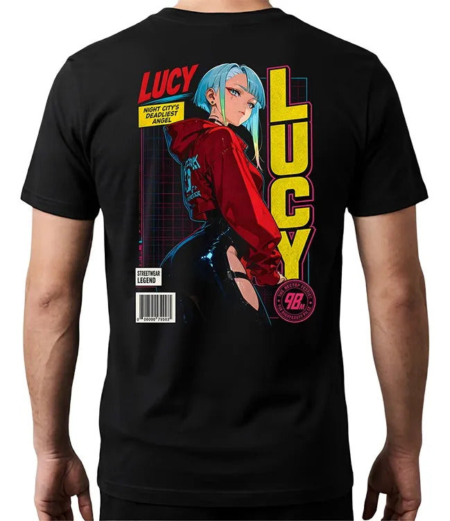 Playera Lucy 2 Cyberpunk Waifu Anime
