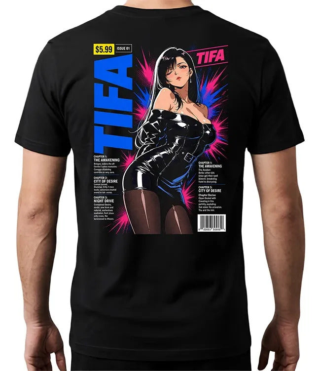 Playera Tifa 7 Final Fantasy Waifu Videojuego