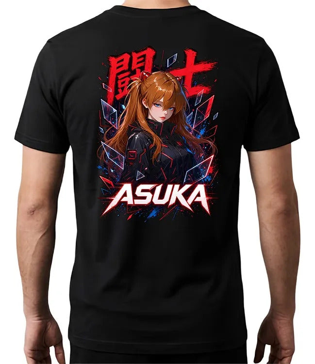 Playera Asuka 10 Evangelion Waifu Anime
