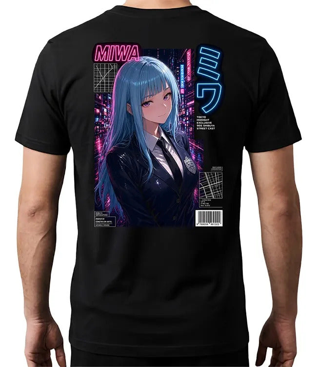 Playera Miwa Jujutsu Kaisen Waifu Anime