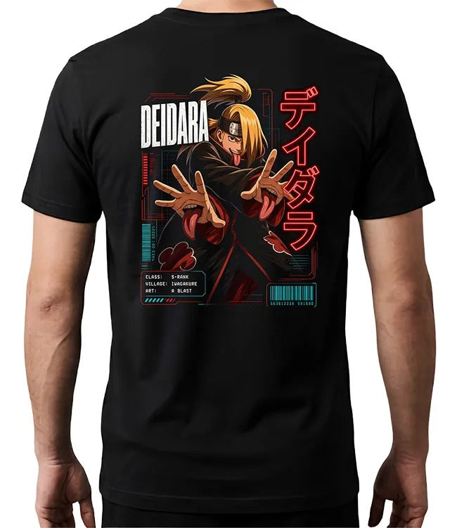 Playera Deidara Naruto Gen Anime