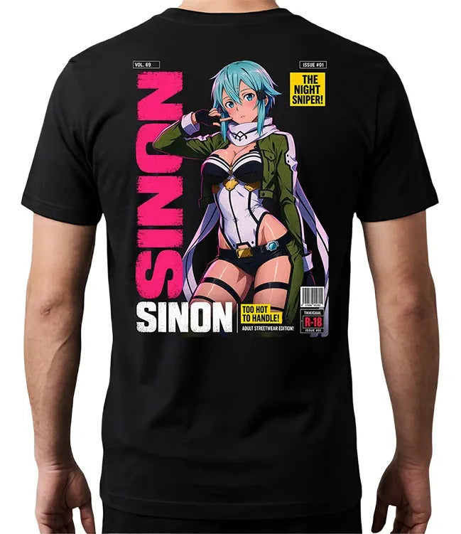 Playera Sinon 3 Sword Art Online Waifu Anime