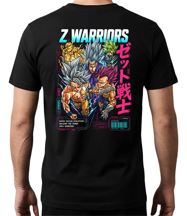 Playera Guerreros Z 2 Dragon Ball Gen Anime