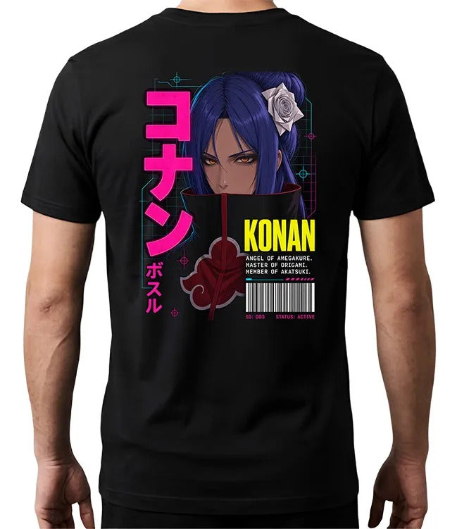 Playera Konan 5 Naruto Waifu Anime