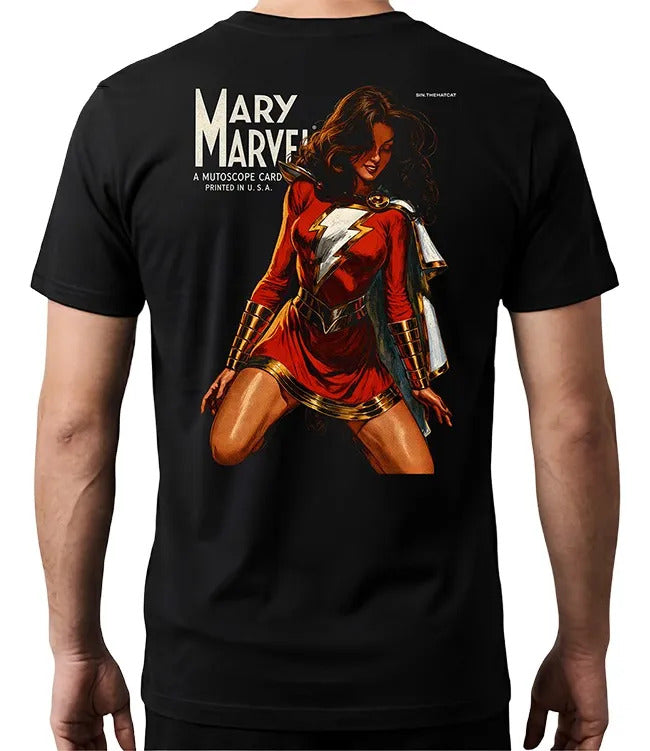 Playera Mary Marvel Dc Waifu Superheroes