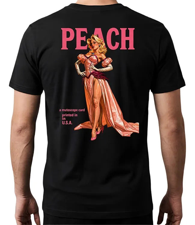 Playera Peach 4 Mario Waifu Videojuego