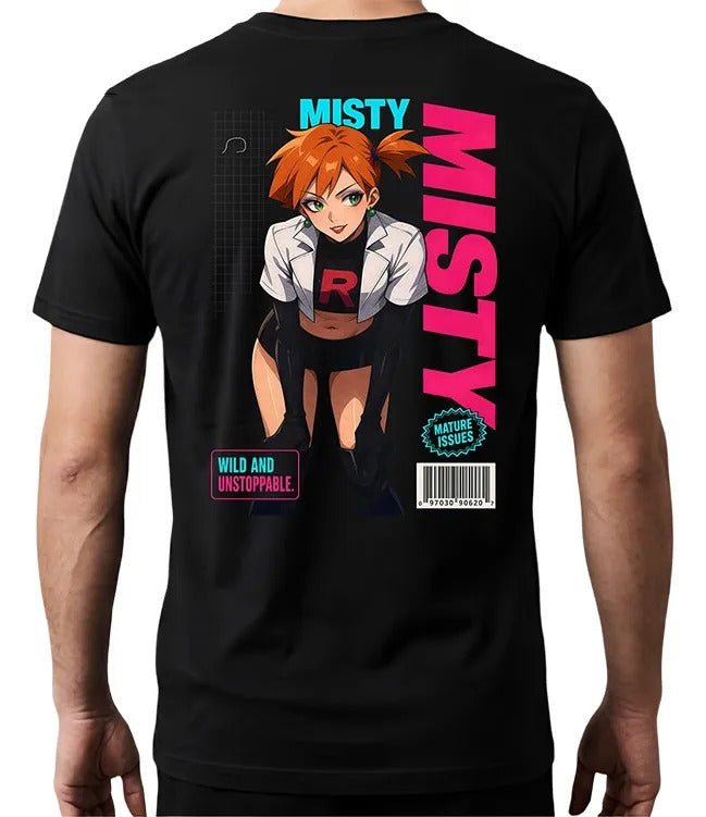 Playera Misty 2 Pokemon Waifu Anime