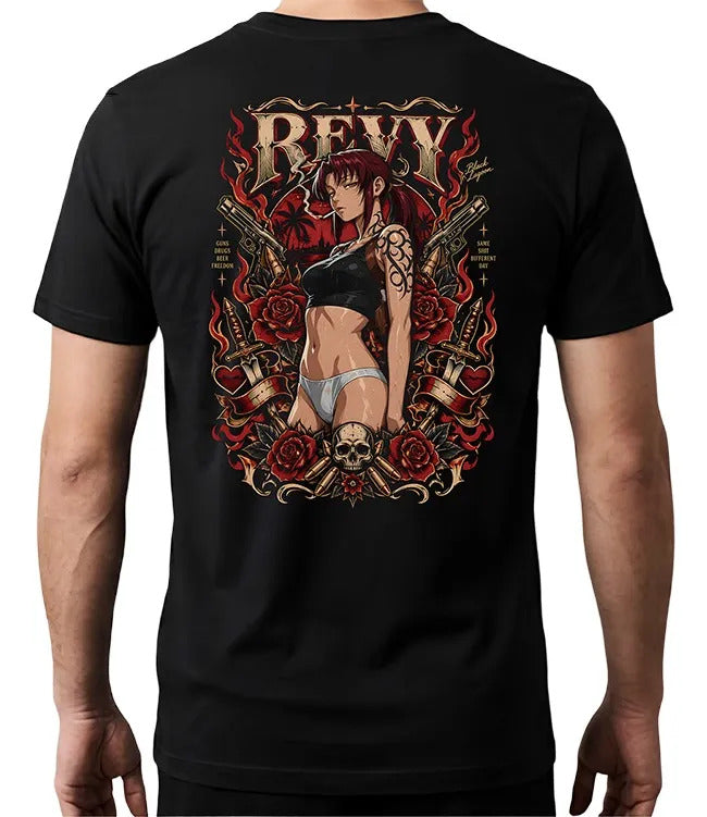 Playera Revy Black Lagoon Waifu Anime