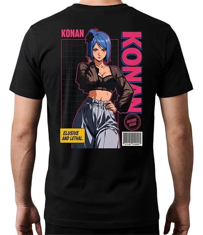 Playera Konan 3 Naruto Waifu Anime