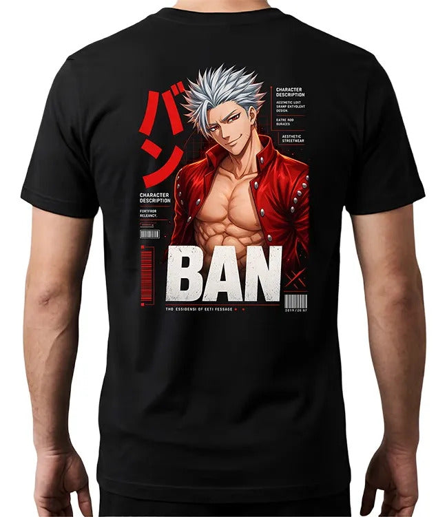 Playera Ban The Seven Deadly Sins Gen Anime