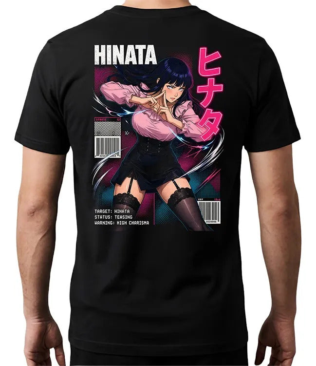 Playera Hinata 9 Naruto Waifu Anime