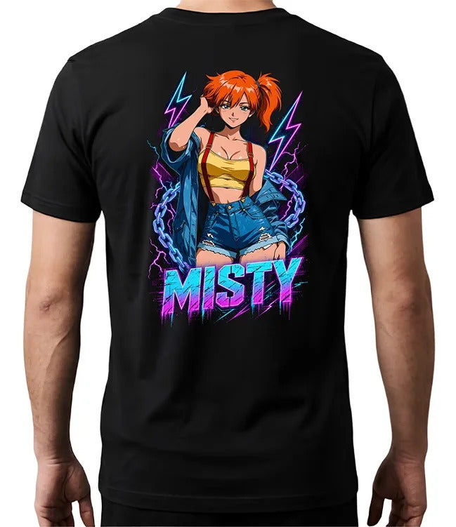 Playera Misty Pokemon Waifu Anime