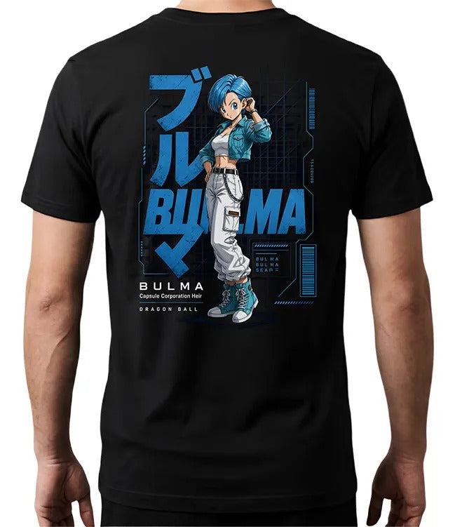 Playera Bulma 2 Dragon Ball Waifu Anime