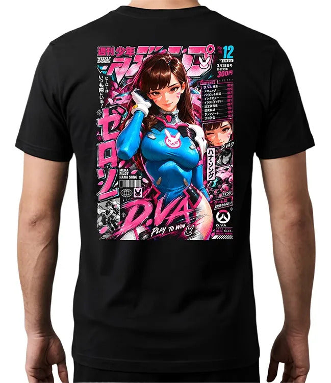 Playera Dva 6 Overwatch Waifu Videojuego
