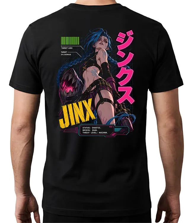 Playera Jinx 5 League Of Legends Waifu Videojuego