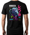 Playera Rebecca 5 Cyberpunk Waifu Anime