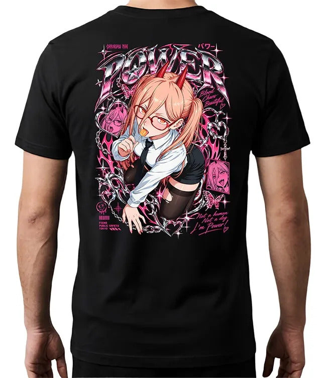 Playera Power 8 Chainsawman Waifu Anime