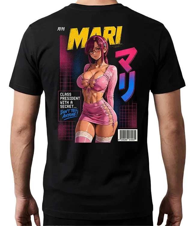 Playera Mari Evangelion Waifu Anime