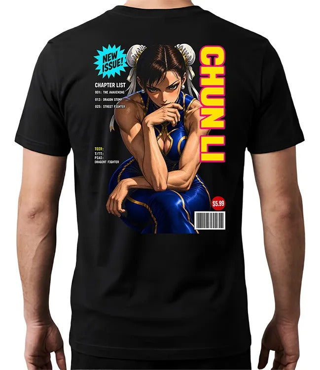 Playera Chun Li 3 Street Fighter Waifu Videojuego